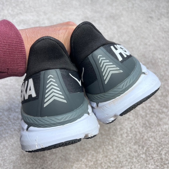 Hoka Clifton 7 Mens Sneakers Shoes Black 12 - Picture 4 of 7